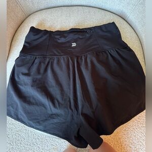 2 pairs All in Motion Women's Black and Blue Athletic Shorts